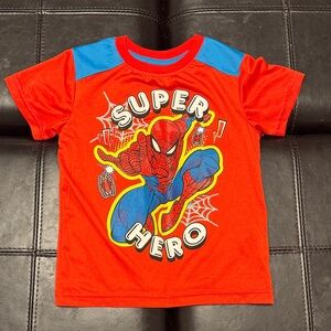 Marvel Super Hero Spider-Man Kids Tee - Red and Blue
